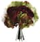 Eggplant &#x26; Green Hydrangea, Ranunculus &#x26; Peony Bouquet